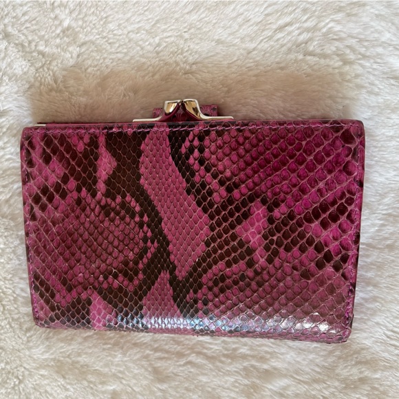 Neiman Marcus Rare Genuine Python wallets - Picture 2 of 11